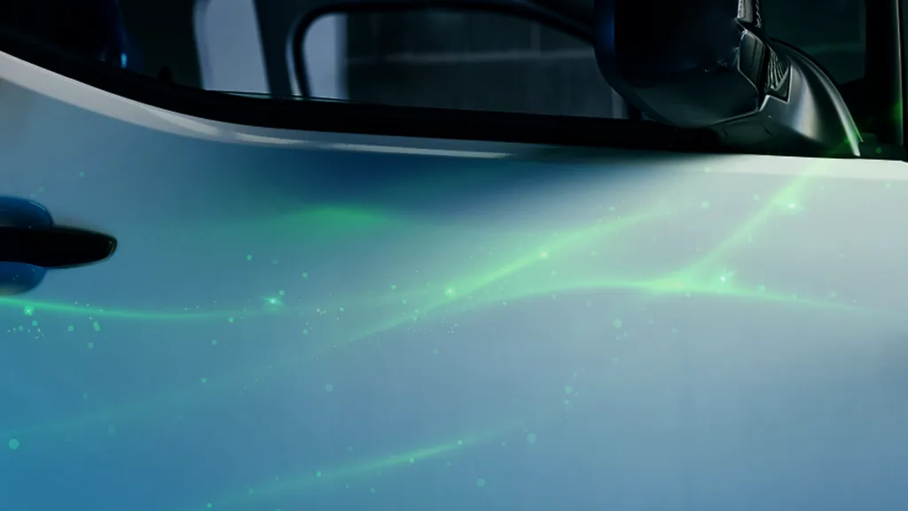 Close up image of a vehicle door