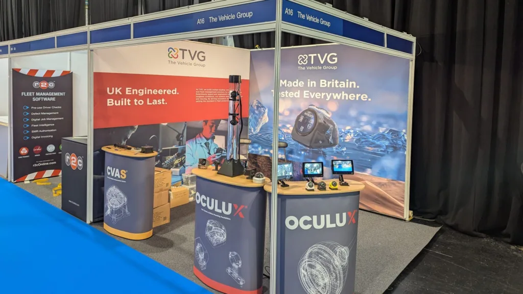 Comvention booth of a TVG stand